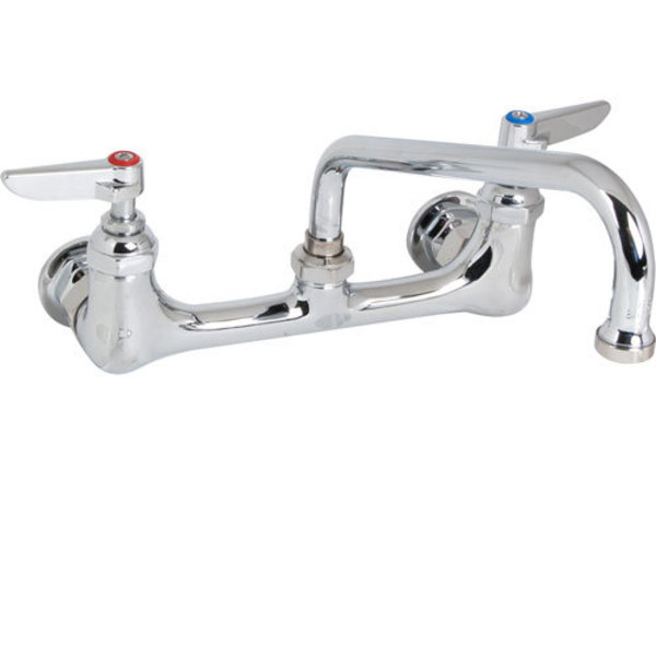 T&S Brass Faucet, 8"Wall , Gsnk, Leadfree B-0331